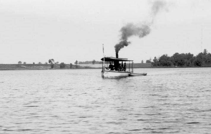 Steam Launch on the Huron